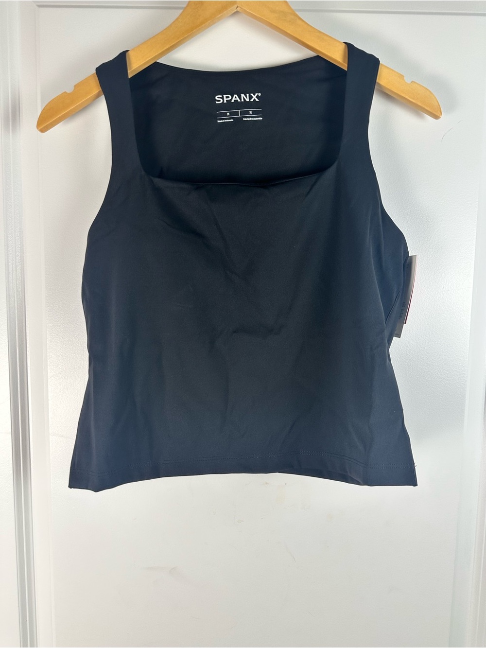 SPANX Black Square Neck Tank - Picture 5 of 8